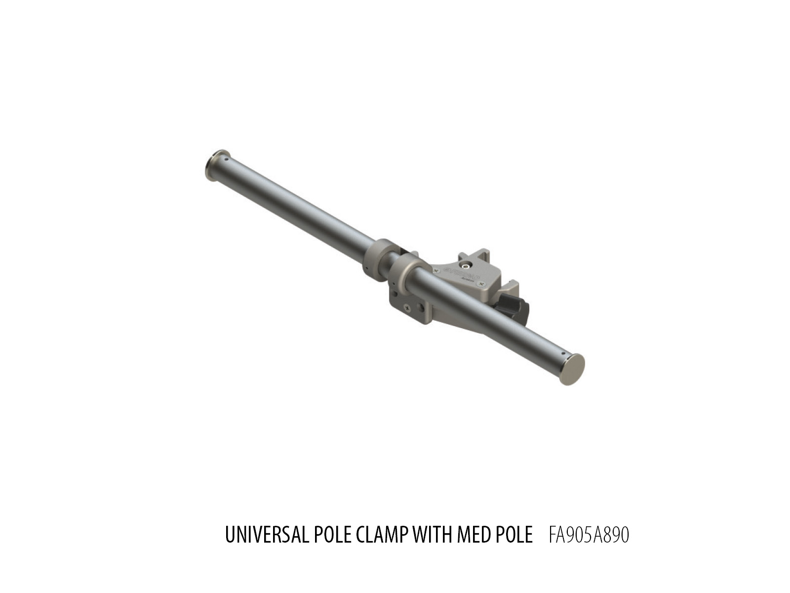 Universal Pole Clamp with Med Pole