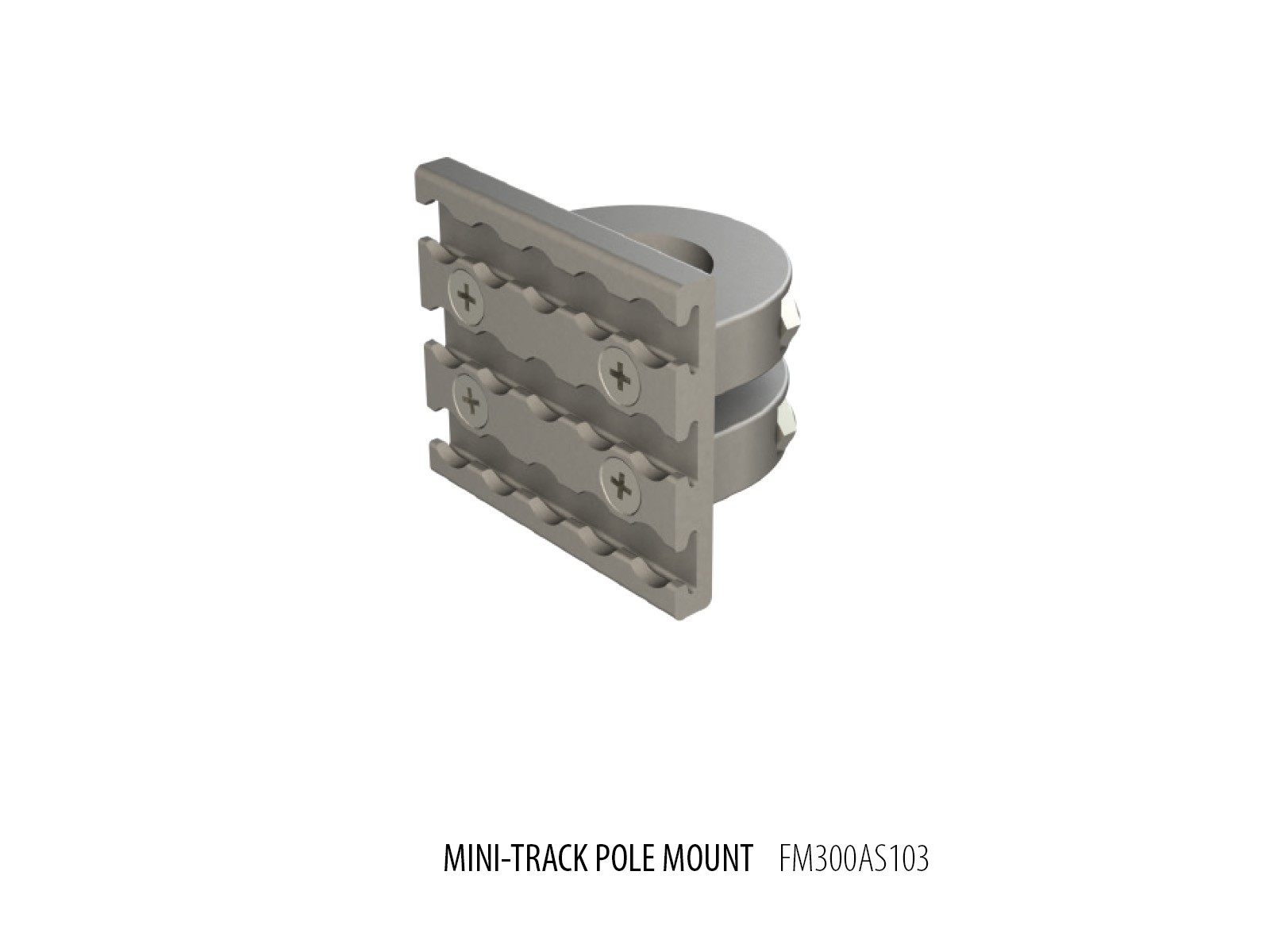 Mini-Track for Pole Mount